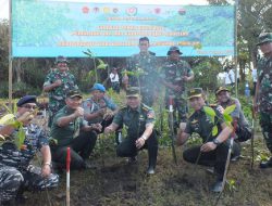 Kodim Bantul Berpartisipasi dalam Penanaman 5000 Mangrove Bersama Oase