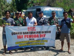 Gunungkidul Kekeringan, Lanal Yogyakarta Gelontorkan Bantuan Air Bersih