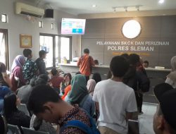 Pendaftaran CPNS Dibuka, Pemohon SKCK di Polres Sleman Membeludak