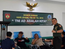 Ratusan Perwakilan Ormas dan Prajurit Kodim Yogyakarta Menyumbang Darah