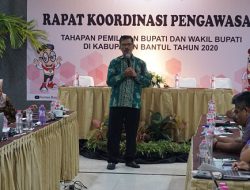 Mantapkan Pengawasan Pilkada 2020, Bawaslu Bantul Beri Pembekalan Panwascam