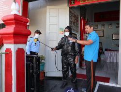 Bapas Jogja Lakukan Penyemprotan Disinfektan Untuk Cegah Virus Corona