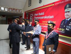 Bapas Jogja Beri Penghargaan Pegawai Berprestasi di Hari Bhakti PAS ke-56