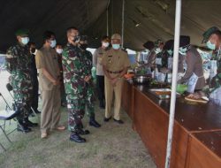Danrem Tinjau Dapur Umum Kodim dan Polres Sleman untuk Bantu Masyarakat Terdampak Covid 19