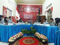 Evaluasi WBK dari TPI Kemenkumham Berjalan Baik pada Bapas Jogja