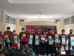 Memperingati HUT TNI-75 AKBM DIY dan Keluarga Besar Baret Merah Bagi-Bagi Paket Alat Semprot Disinfektan