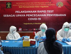 Rapid Test di Bapas Jogja, Bentuk Dukungan Pencegahan Covid-19