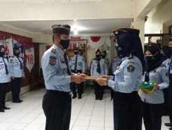 Pengukuhan Kenaikan Pangkat Pegawai Bapas Jogja digelar Singkat