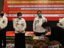 Optimalisasi Program Reintegrasi Sosial Warga Binaan, Kanwil Kemenkumham DIY Tandatangani MoU dengan Pokmaslipas