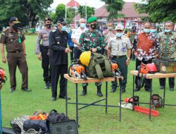 Dandim Sleman Pimpin Apel Kesiapsiagaan Bencana Alam