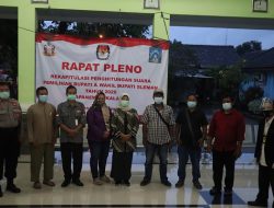 Selesai Pleno Penghitungan Suara Pilkada, Saksi Paslon di Kalasan Deklarasi Legowo