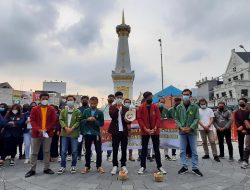 Kecam Radikalisme, BEM Nusantara DIY Aksi Damai di Tugu Jogja