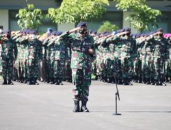 Kodiklatal Gelar Apel Khusus Doakan Awak KRI Nanggala 402 yang Gugur