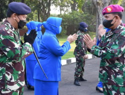Prajurit Kodiklatal Gelar Halal Bihalal dengan Protokol Kesehatan