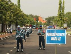 Siswa Diktukba Angkatan XLI Pusdikpomal Laksanakan Operasi Gaktib bersama Pomal