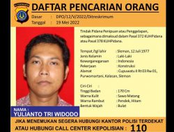Orang Purwomartani Kalasan Ini Jadi Buron, Bagi yang Melihat Laporkan ke Polisi