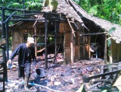 Ditinggal Kondangan, Rumah Janda Ludes Dilalap Api