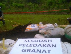 Granat Peninggalan Perang Dunia ke 2 Berhasil Diledakkan