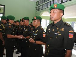 Danrem 072/Pamungkas Pimpin Sertijab Kasi Korem dan Dandim