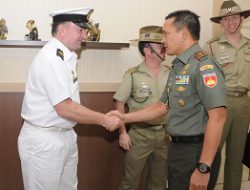 Sesko Australia Kunjungi Korem 072/Pamungkas