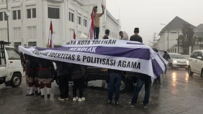 Aksi Damai Tolak Politik Identitas