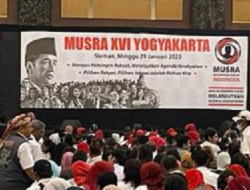 Ganjar, Prabowo dan Airlangga, 3 Besar Capres yang Bergaung di Musra XVI DIY