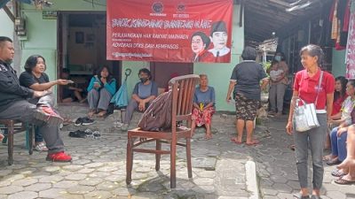 Setelah sebelumnya membuka posko bantuan akses DTKS di Kampung Terban, Gondokusuman, Yogyakarta, Repdem melaksanakan gerakan serupa di Kampung Danukusuman Baciro, Jumat (10/02/2023). Foto: ist