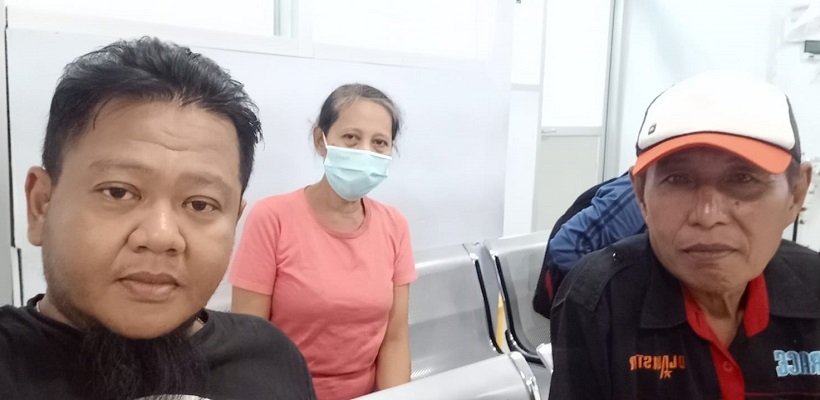 Kader Repdem Relawan kemanusiaan saat memberikan bantuan donor darah. Foto:ist