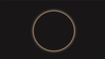 ilustrasi gerhana matahari total