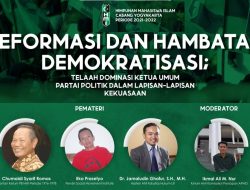 Kritisi Dominasi Ketum Parpol dalam Menentukan Kebijakan Negara, HMI Cabang Yogyakarta Akan Gelar Dialog Publik