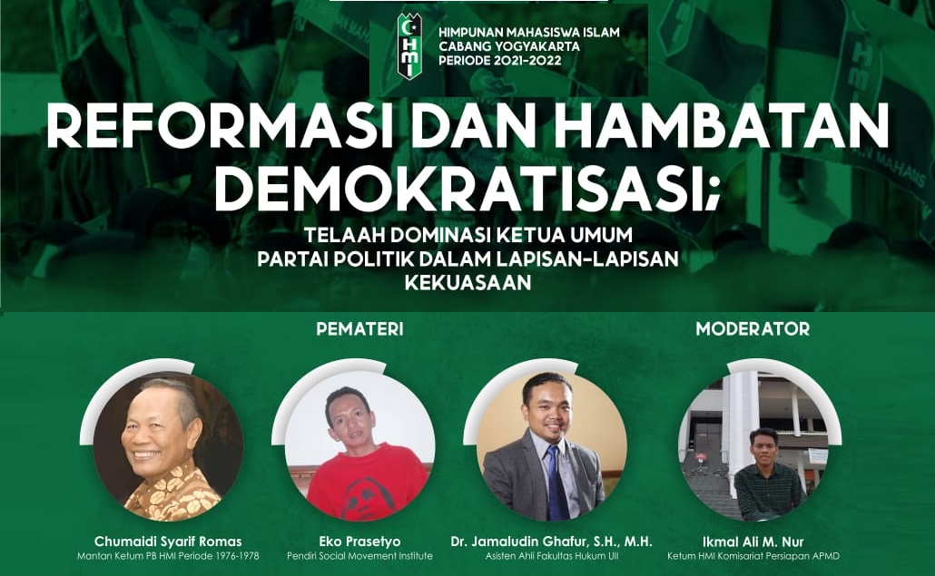 Flyer Diskusi Publik HMI Cabang Yogyakarta