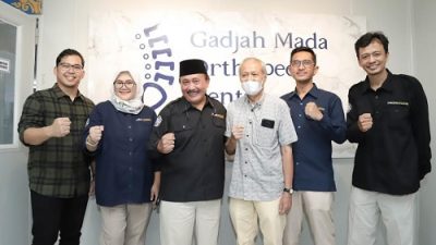 Launching Layanan Gadjah Mada Orthopedic Center di RSA UGM, Rabu (12/04/2023). Foto: ist