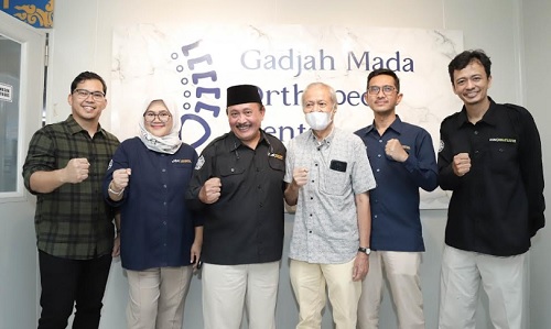 Launching Layanan Gadjah Mada Orthopedic Center di RSA UGM, Rabu (12/04/2023). Foto: ist
