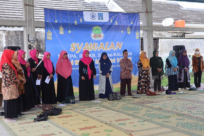Acara Syawalan Halal bi hahal Forum PAUD Kalasan. Foto: Fefin.