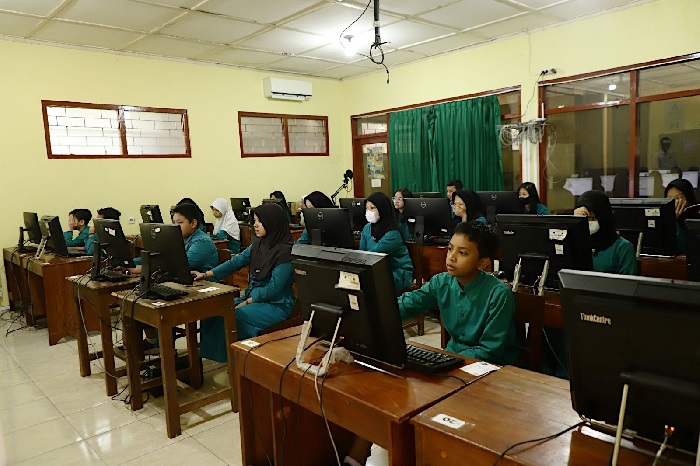 Pelaksanaan ASPD-BK jenjang SD di sleman berlangsung lancar. Foto: Isal