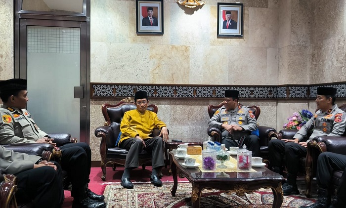 Gus Yahya Terima Kunjungan Petinggi Polri. Foto: Ist