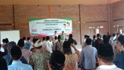 Ratusan Kiai dan Pengasuh Pondok Pesantren se-DIY Mantap Dukung Prabowo Gibran Karena Alasan Ini