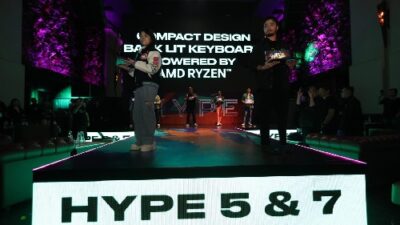 Acara peluncuran Laptop Axioo Hype Series terbaru di Jakarta, belum lama ini. Foto: Ist