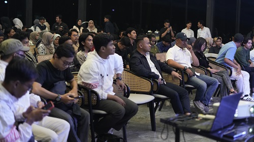 Barisan Relawan Rembug Nom-Noman Sleman saat deklarasi dukungan terhadap Paslon 02. Foto: ist