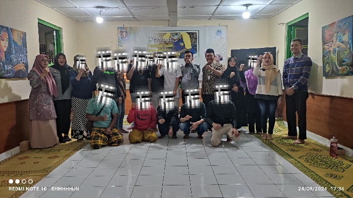 Bapas Kelas I Yogyakarta (Bapas Jogja) telah melaksanakan pengajian rutin bagi klien pemasyarakatan muslim, pada 24 September 2024 kemarin. Foto: Ist