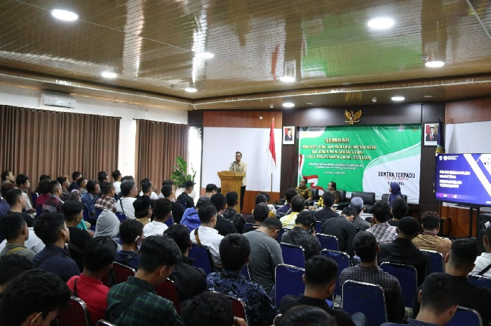 Kegiatan Seminar Anti Napza di Bapas Kelas 1 Yogyakarta oleh Sentra Terpadu Prof.Dr. Soeharso Surakarta. Foto: Humas Bapas Jogja