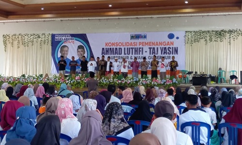 Barisan Relawan Luthfi For Jateng 1 di Kudus gelar rapat konsolidasi pemenangan. Foto: ist