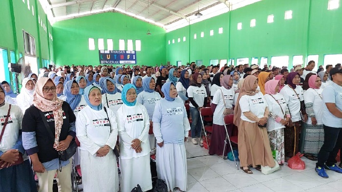 “Barisan Lutfhi Bergerak for Jateng” Boyolali menggelar konsolidasi akbar guna memenangkan pasangan Ahmad Luthfi-Taj Yasin. Foto: ist