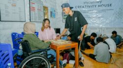 IDM Dorong Kemandirian Difabel Lewat Pelatihan Anyaman Bambu di Bantul