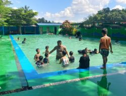 Polisi Humanis di Purbalingga, Bripka Ruhanto Cegah Kenakalan Anak Lewat Pelatihan Renang