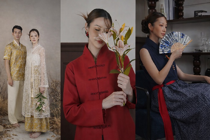 Hanbok batik karya Djadi Batik Yogyakarta memadukan budaya Korea dan Nusantara, diburu penggemar Korean Wave hingga mancanegara. Foto: ist