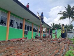 Pasca Hujan Angin, Kerusakan SMP Negeri 2 Kalasan Ditangani Pemkab Sleman, Siswa Kelas VII dan VIII Belajar Daring