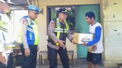 Kapolsek Kutasari Bagikan Bansos untuk Warga Kurang Mampu saat Hari Bhayangkara ke-80