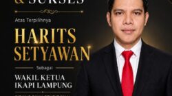 Dosen Itera, Harits Setyawan, Terpilih sebagai Wakil Ketua IKAPI Lampung Periode 2026-2031
