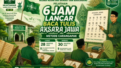Pelatihan Aksara Jawa Warnai Muktamar NU ke-35